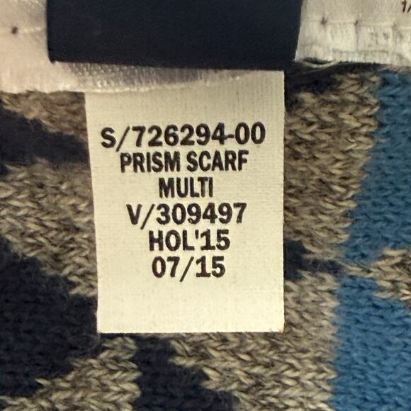 GAP Kids Multi Colored Prism Knit Neck Scarf Long OS One Size Classic Colorful - Picture 4 of 6